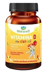 Naturell Witamina D dla dzieci, 180 tabletek do żucia