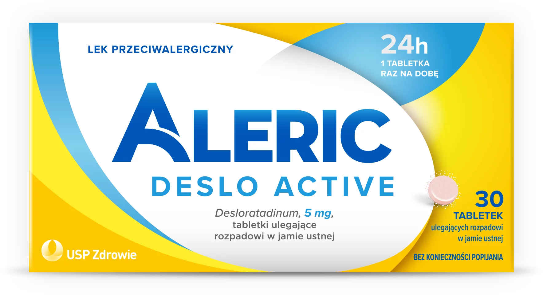 Aleric Deslo Active 5mg, 30 tabletek