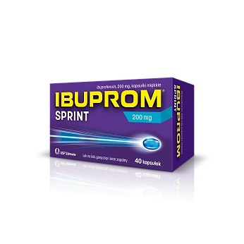 Ibuprom Sprint 200mg, 40 kapsułek
