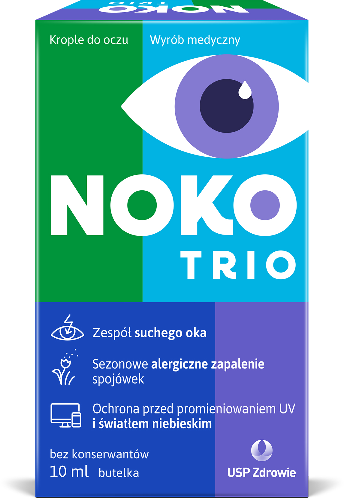 Noko Trio krople do oczu, 10 ml