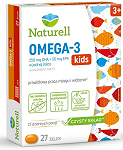 Naturell Omega-3 kids żelki, bez cukru, 27 szt.