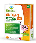 Naturell Omega 3 Uczeń żelki, 27 szt.