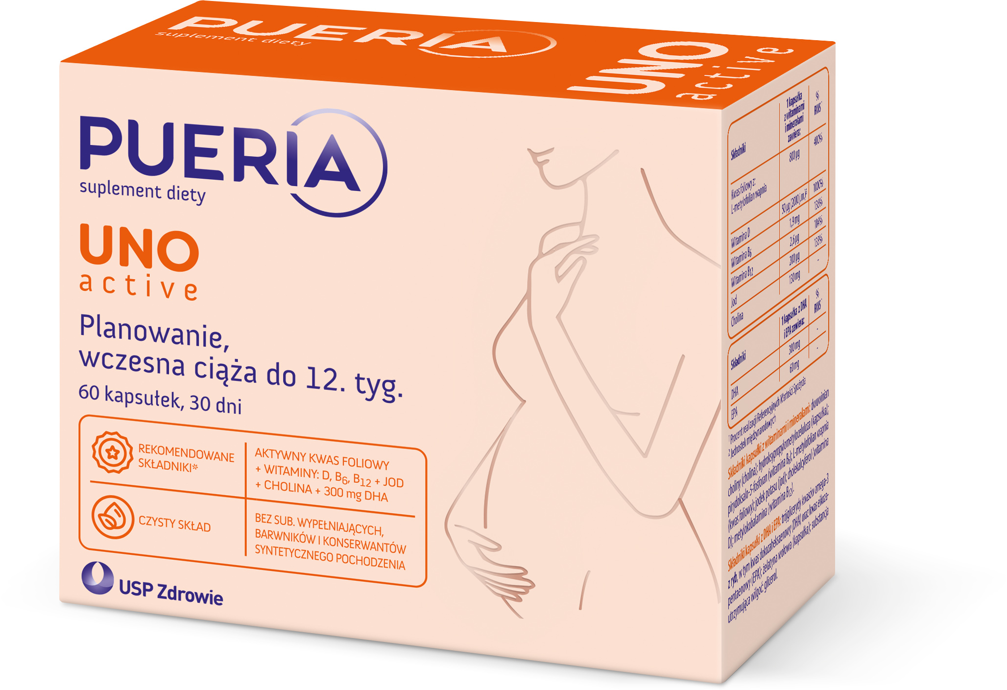 Pueria Uno Active, 60 kapsułek
