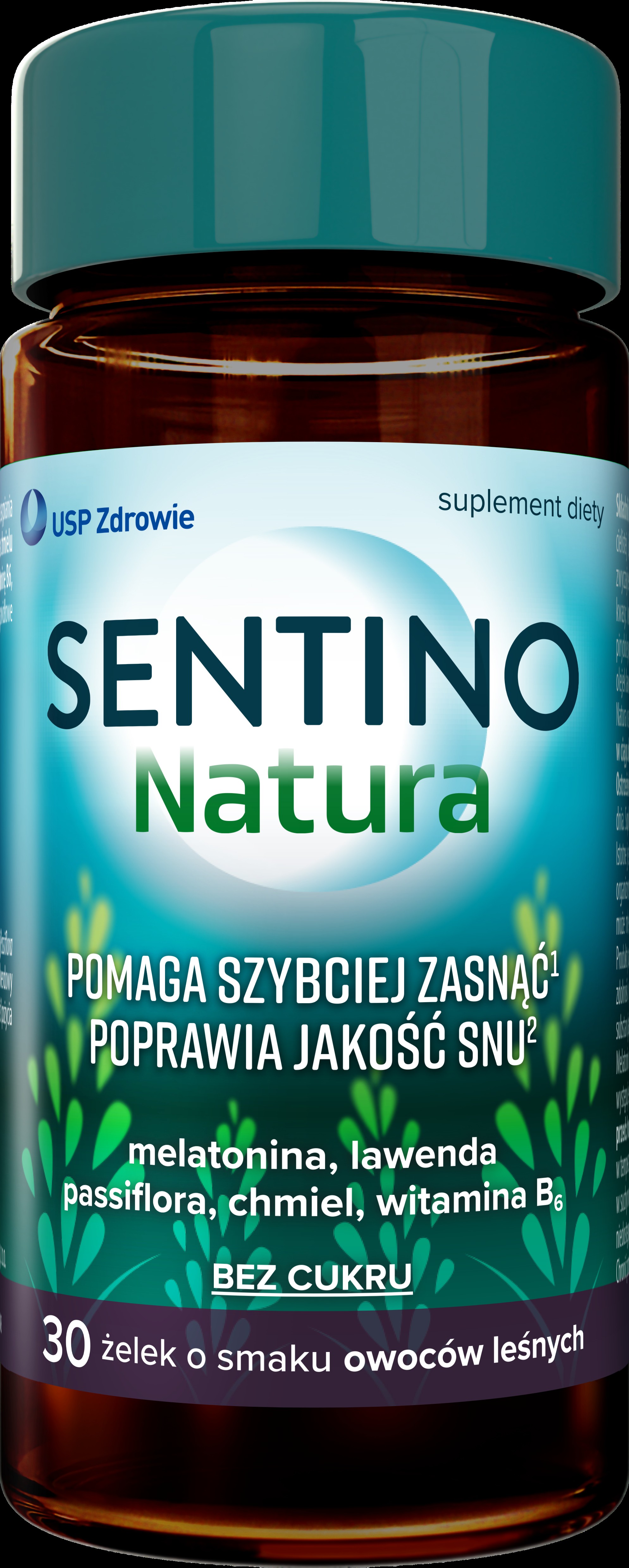 SENTINO Natura 30 żelek, smak owoce leśne