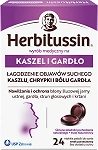 Herbatussin kaszel i gardło 24 pastylki do ssania, smak porzeczkowy