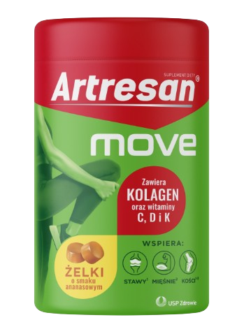 Artresan Move żeleki o smaku ananasowym, 150 g
