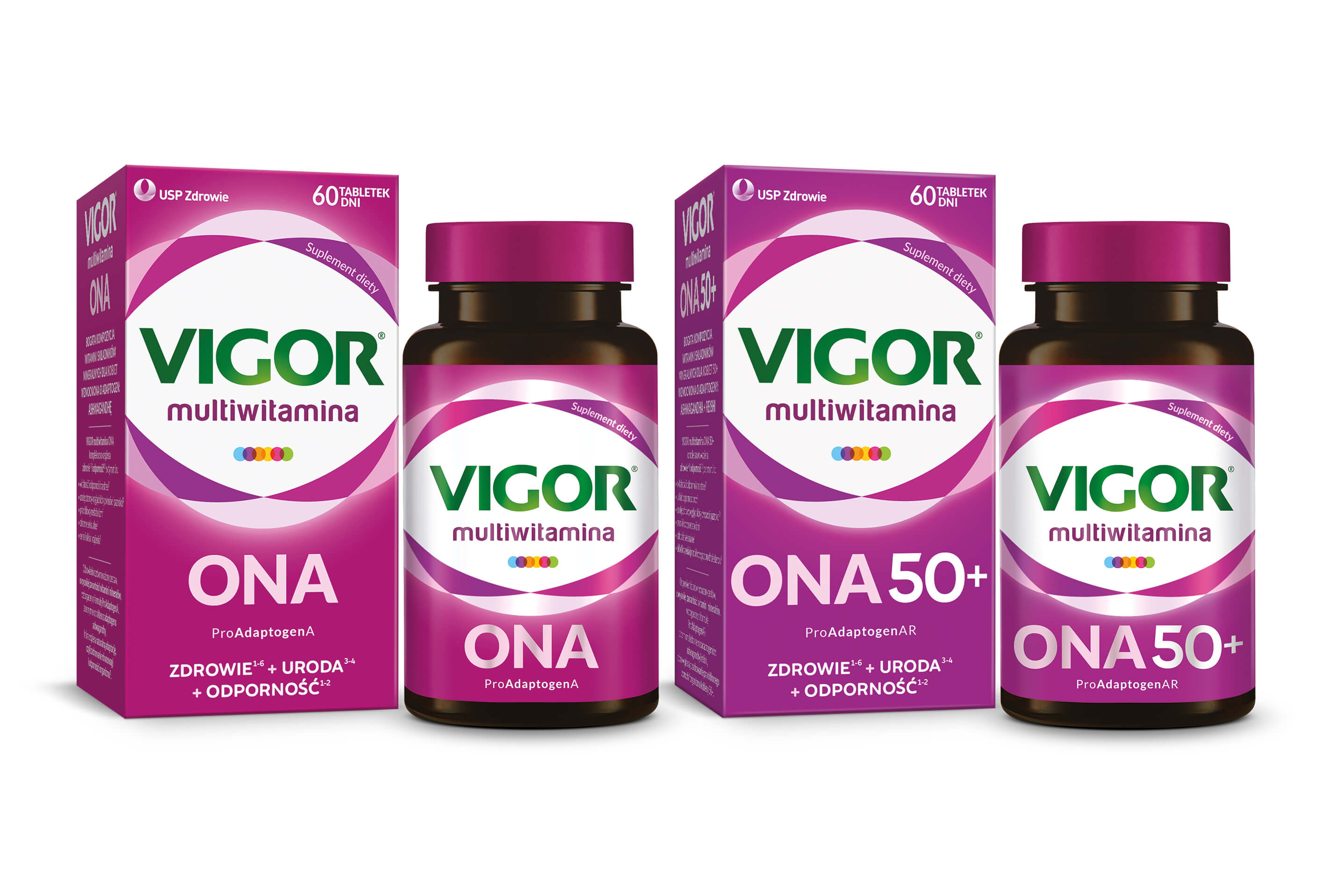 Vigor Multiwitamina Ona tabletki, 60 + 60 szt.