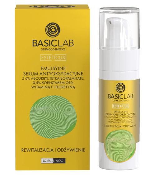 NEW APPROACH SP. Z O.O. BasicLab, emulsyjne serum antyoksydacyjne, 30 ml