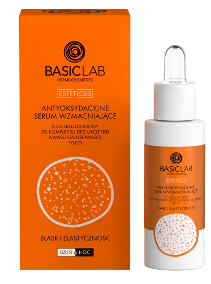 NEW APPROACH SP. Z O.O. BasicLab, antyoksydacyjne serum wzmacniające, 30 ml — Składniki i ocena