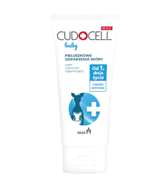 CUDOCELL MAX Baby, krem ochronno-regenerujący na pieluszkowe odparzenia, 40 g