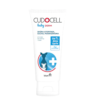 CUDOCELL Baby DERM, emulsja do twarzy i ciała, 180 ml
