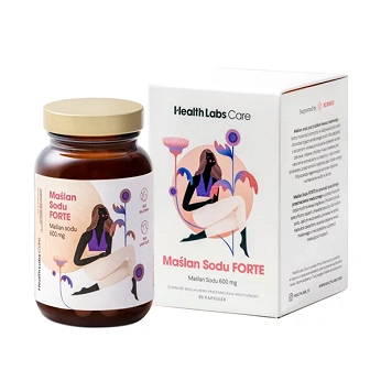 Maślan Sodu Forte, kapsułki zawierające maślan sodu, 60 szt.