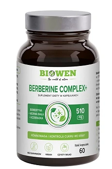 Biowen Berberine Complex+ 510 mg, 60 kapsułek