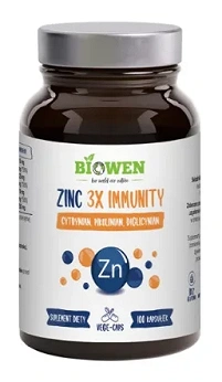 Biowen Zinc 3X Immunity, 100 kapsułek