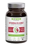 BIOWEN Witaminy D3 + K2 MK7 90 kapsułek