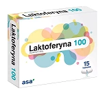 Laktoferyna 100 kapsułki ze składnikami wspomagającymi prawidłowe funkcjonowanie układu odpornościowego, 15 szt.