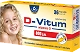 D-Vitum witamina D 800 j.m., kapsułki twist-off dla noworodków i dzieci od 1. roku życia, 36 szt.