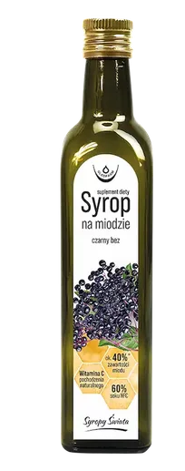 Syrop Na Miodzie, czarny bez, 250 ml