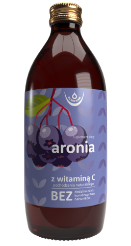 Aronia z naturalną witaminą C, sok 500 ml
