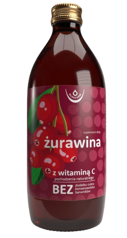 Oleofarm żurawina z naturalną witaminą C, sok, 500 ml