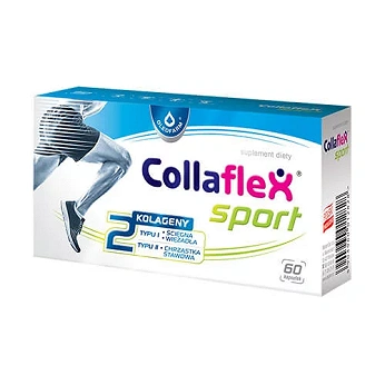 Collaflex Sport, kapsułki z kolagenem wspomagającym utrzymanie poprawnej kondycji chrząstki i ścięgien, 60 szt.