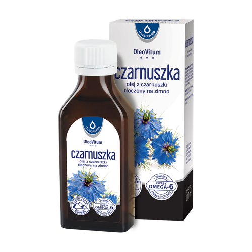 OleoVitum Czarnuszka , olej z czarnuszki tłoczony na zimno, 100 ml