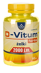 D-Vitum forte 2000 j.m 60 żelków o smaku pomarańczowym