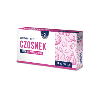 Czosnek forte, kapsułki bezzapachowe ze składnikami wspierającymi odporność, 60 szt.