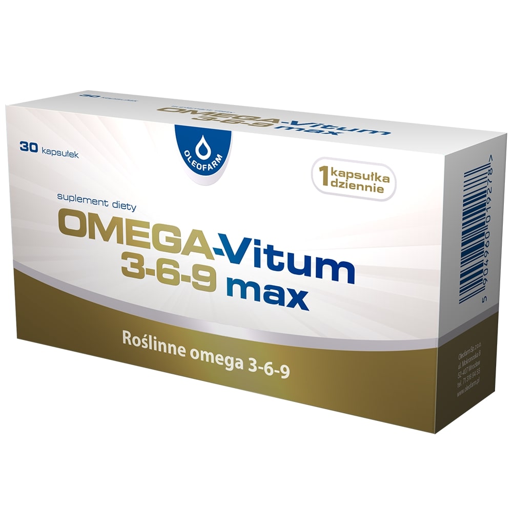 OMEGA-Vitum 3-6-9 Max 30 kapsułek