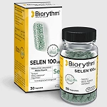 Biorythm Selen kapsułki o przedłużonym uwalnianiu ze składnikami uzupełniającymi dietę w selen, 30 szt.