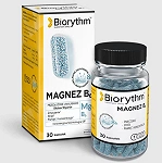 Biorythm Magnez B6 kapsułki o przedłużonym uwalnianiu ze składnikami uzupełniającymi dietę w magnez B6, 30 szt.