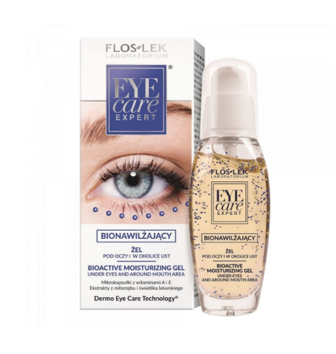 Flos-Lek Eye Care Expert, żel bionawilżający pod oczy i w okolice ust, 30 ml