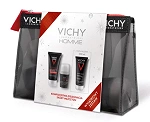 VICHY Homme zestaw: krem przeciwzmarszczkowy, 50ml + antyperspirant, 50ml + żell pod prysznic, 200ml
