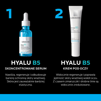 La Roche-Posay Hyalu B5, serum, 30 ml + krem pod oczy 15 ml