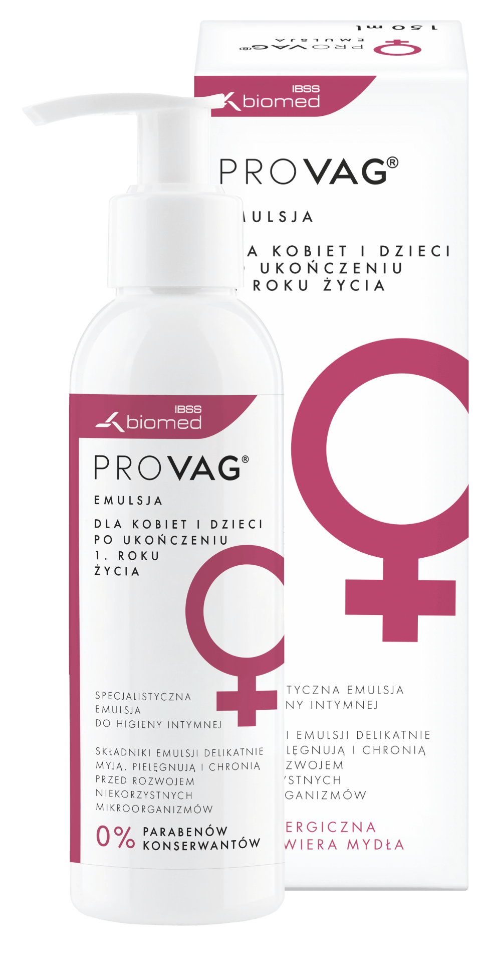 PrOVag emulsja do higieny intymnej, butelka 150 ml
