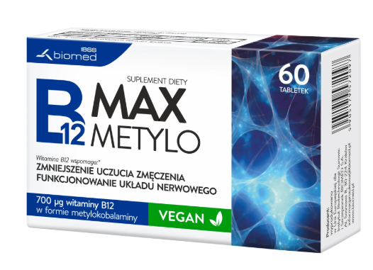 B12 Max Metylo 60 tabletek