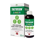 Tretussin Junior płyn ze składnikami wspomagającymi drogi oddechowe, 165 ml