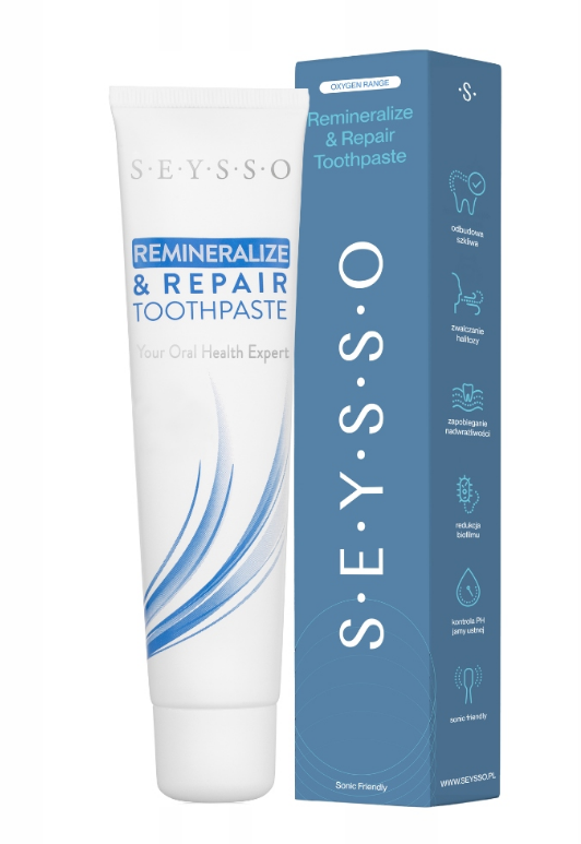 SEYSSO Oxygen Remineralizacja i Odbudowa, pasta do zębów, 75 ml