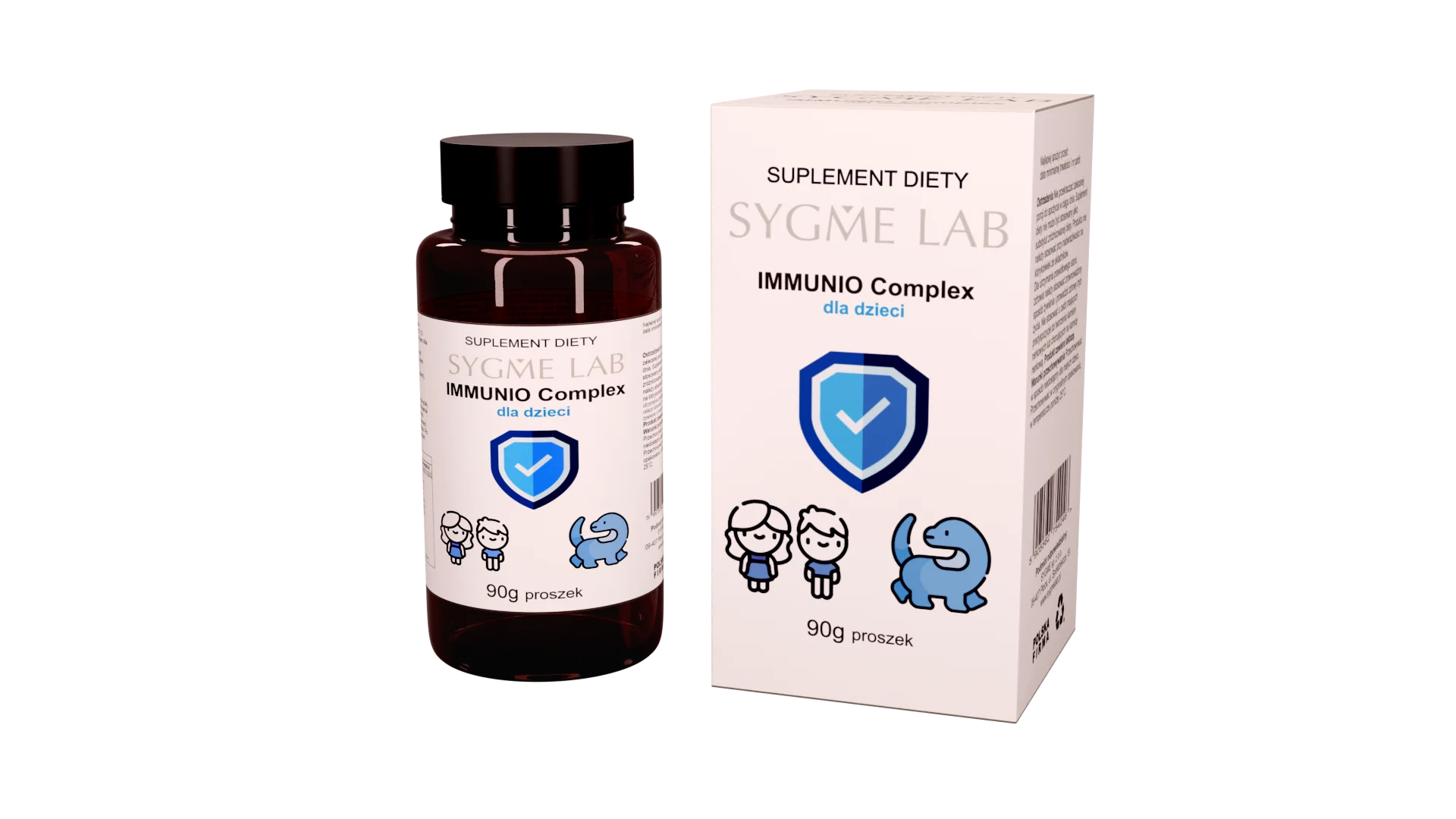 Immunio Complex proszek ze składnikami wspomagającymi odporność u dzieci, 65 g