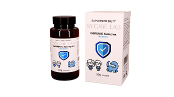 Immunio Complex, proszek ze składnikami wspomagającymi odporność u dzieci, 65 g