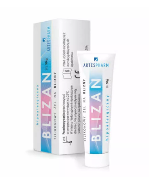 Blizan, silikonowy żel na blizny, 50 g