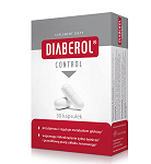 Diaberol Control kapsułki dla osób chcących utrzymać prawidłowy poziom insuliny w organizmie,  30 szt. 