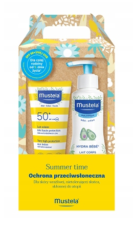 LABORATOIRES EXPANSCIENCE Mustela Summer Time, mleczko do ciała + mleczko przeciwsłoneczne SPF50+ — Inhaltsstoffe i ocena