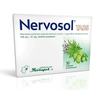 Nervosol Tabs, tabletki na uspokojenie, 30 szt.