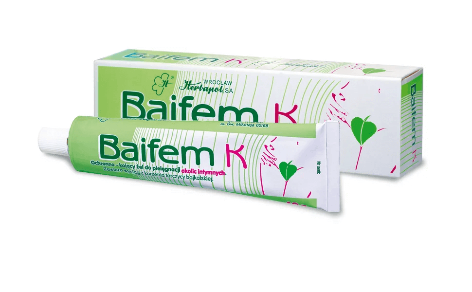 BAIFEM K  żel ochrono kojący do pielęgnacji okolic intymnych, 40 g