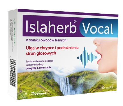 Islaherb Vocal owoce leśne, 36 pastylek do ssania