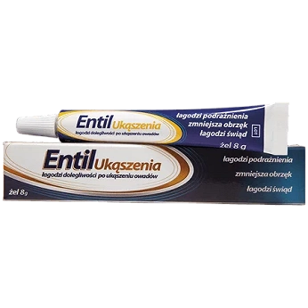 Entil Ukąszenia, żel zmniejszający obrzęk oraz łagodzący świąd i podrażnienie, 8 g
