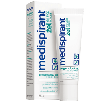 Medispirant, żel na nadmierną potliwość stóp i dłoni, 50 ml