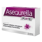Asequrella Forte tabletki polecane dla kobiet stosujących antykoncepcje hormonalną, 20 szt.