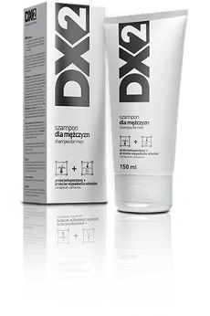 DX2 Szampon przeciwłupieżowy, przywracający równowagę skóry głowy, likwidując widoczne oznaki łupieżu dla mężczyzn, 150 ml